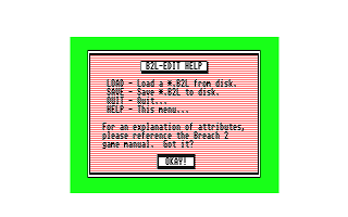 Breach II Squad Leader Editor atari screenshot